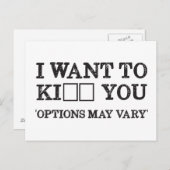 IK WIL KI_ _ JE BRIEFKAART (Voorkant / Achterkant)