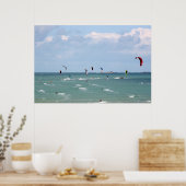 Ik wil liever graag met de kite instappen poster (Keuken)