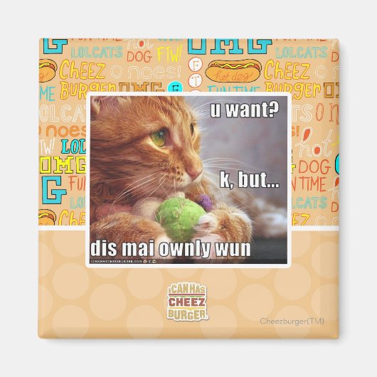 Ik wil? magneet (Voorkant)
