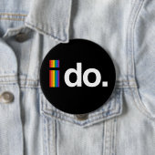 IK WIL MARRY RONDE BUTTON 4,0 CM (In situ)