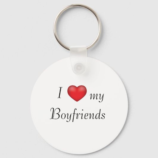Ik wil mijn Boyvriendinnen hart Sleutelhanger (Voorkant)