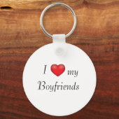 Ik wil mijn Boyvriendinnen hart Sleutelhanger (Voorkant)