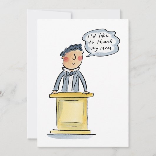 Ik wil mijn moeder bedanken kaart (Voorkant)