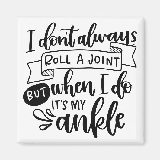 Ik wil niet altijd een gewricht magneet (Voorkant)