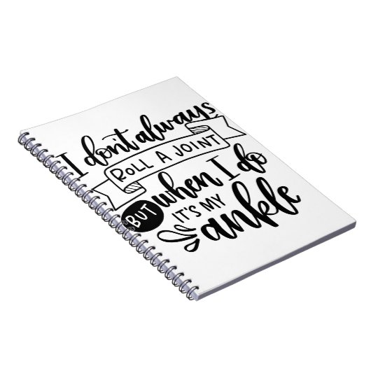 Ik wil niet altijd een gewricht notitieboek (Rechterzijde)