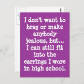 Ik wil niet... briefkaart (Voorkant / Achterkant)