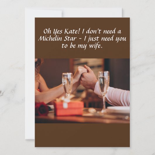 IK WIL NIET DAT JE MICHELIN STAR WORDT, GEPERSONAL (Voorkant)