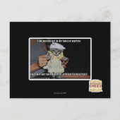 Ik wil niet naar een dansfeest briefkaart (Voorkant)