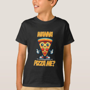 Ik wil pizza   Grappig eten Pun T-shirt