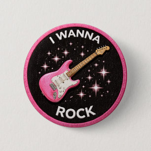 Ik Wil Rocken Ronde Button 5,7 Cm