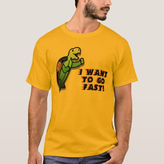 Ik wil snel gaan t-shirt (Voorkant)
