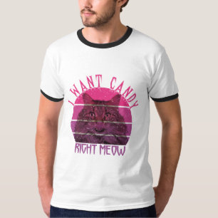 Ik wil snoep, net op mijn hoed. t-shirt