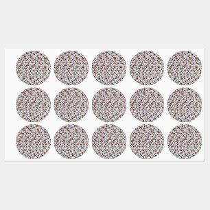 Ik wil Snoep waterdichte labels