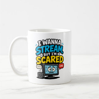 Ik Wil Streamen Maar Ik Ben Bang Gamer Koffiemok