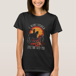 Ik wil Tequila Grappige Outfit Cactus West Little T-shirt