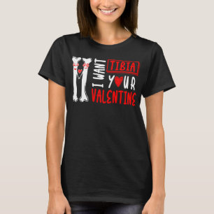 Ik wil Tibia Jouw Valentijn Radiology Couple T-shirt