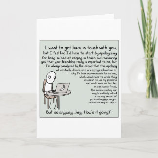 Ik wil weer contact met je opnemen (origineel) kaart
