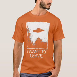 Ik wil weggaan t-shirt