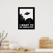 Ik wil worden ontvoerd poster (Keuken)
