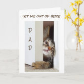 IK WIL ZEGGEN ** GELUKKIGE VERJAARDAG VADER *** KAART (Gele Bloem)