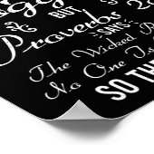 Ik wilde gaan joggen, maar Proverbs Runner Bijbel  Poster (Hoek)