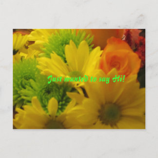 Ik wilde hem alleen even zeggen. briefkaart