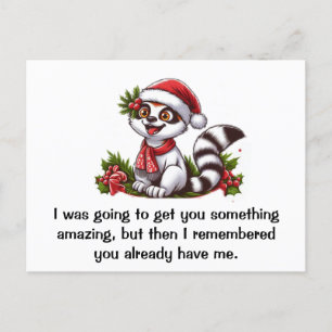 Ik wilde je iets geweldigs geven briefkaart