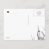 Ik wilde vliegen briefkaart (Achterkant)