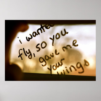 Ik wilde vliegen poster