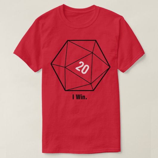 Ik win t-shirt (Design voorkant)