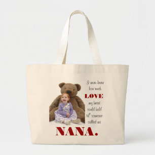 Ik wist nooit... grote tote bag