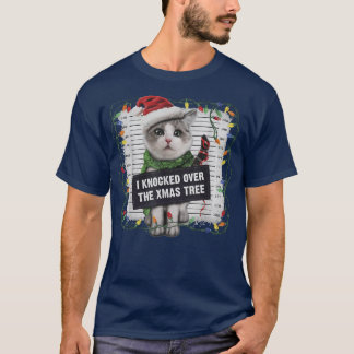 Ik wist over de kerstboom, kat Lover T-shirt