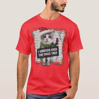 Ik wist van de kerstboom, Cat Lover T-Shir T-shirt