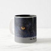 IK WOLF MIJN KOFFIE! Fun Wildlife Mok (Voorkant links)