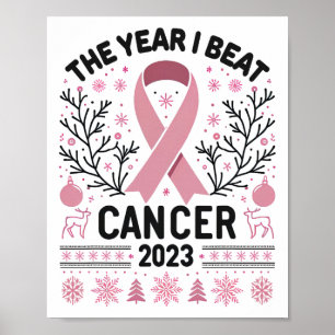Ik won Borstkanker Overlevende Vrouwen 2025 Funny  Poster