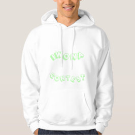 Ik won een wedstrijd Pastel Green Mannen Hoodie