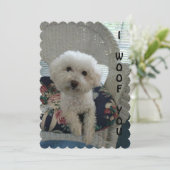 Ik woof je Kaart (Staand voorkant)