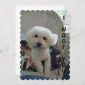 Ik woof je Kaart (Voorkant / Achterkant)