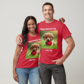 Ik woof je Valentijnsdag T-shirt (Unisex)