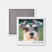 IK WOOF U Instant Camera Custom Magnet Magneet (Voorkant / Achterkant)