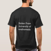 Ik woon hier, Mannen Basic Dark T-Shirt (Achterkant)
