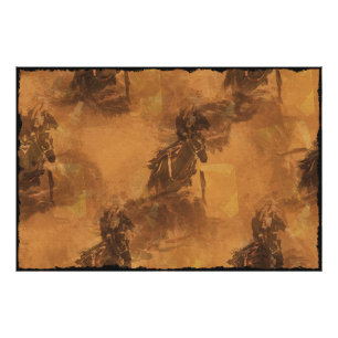 Ik woon in Barrel Race - Rodeo Event Foto Afdruk