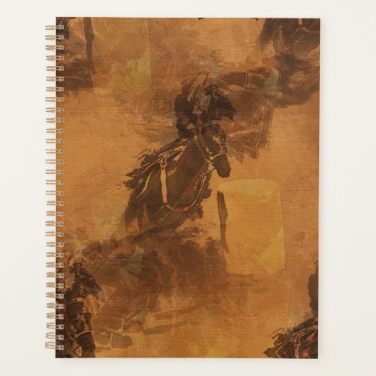 Ik woon in Barrel Race - Rodeo Event Planner (Voorkant)