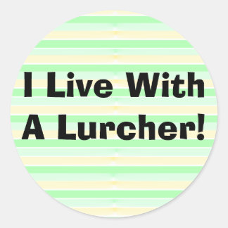 Ik woon met een Lurcher Sticker