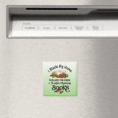 Ik woon tussen de pagina's van Dustin Steven Books Magneet (Insitu (Vaatwasser))