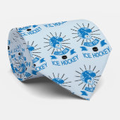 Ik woon voor Ice Hockey-Stropdas Stropdas (Opgerold)