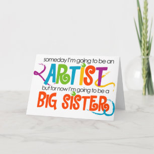 Ik word een 'Artist Big Sister Tshirt' Aankondiging