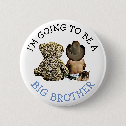 Ik word een Big Brother Announcement Button (Voorkant)