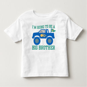 Ik word een Big Brother Monster Truck Kinder Shirts