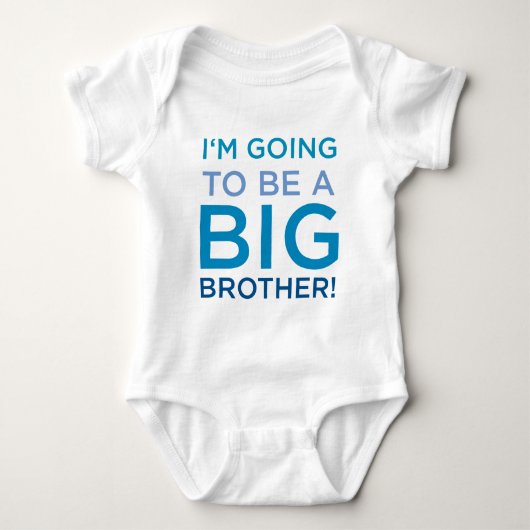 Ik word een Big Brother! Romper (Voorkant)